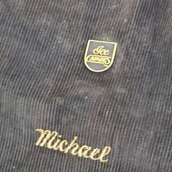 Vintage 90s Ice Capades Embroidered Jacket With Lapel Pin USA Made Large RARE - Picture 6 of 6